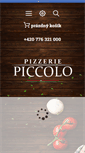 Mobile Screenshot of pizzeriepiccolo.cz